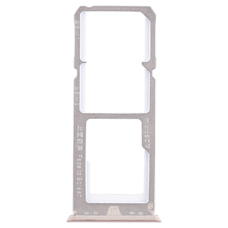 OPPO A79 Gold Dual SIM Card Tray + Micro SD Card Tray Replacement - Compatible with OPPO A79 (2017)