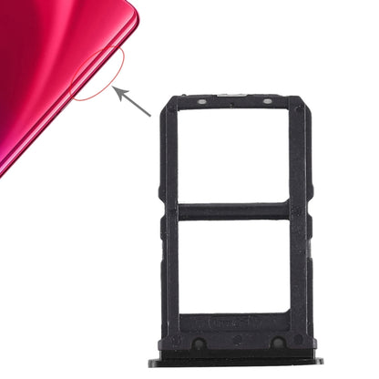 Vivo X23 Dual SIM Card Tray Replacement (Black) - Compatible & Quality Checked