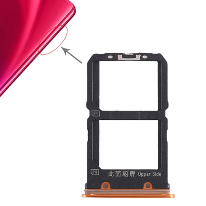 Vivo X23 Dual SIM Card Tray Replacement (Orange) - Compatible with Vivo X23, Quality Checked