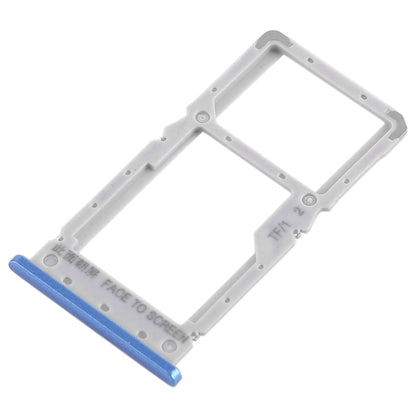 Blue SIM Card Tray / Micro SD Card Tray for Xiaomi Redmi Note 6 Pro - Replacement Part
