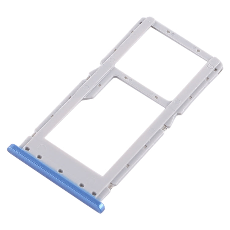 Blue SIM Card Tray / Micro SD Card Tray for Xiaomi Redmi Note 6 Pro - Replacement Part