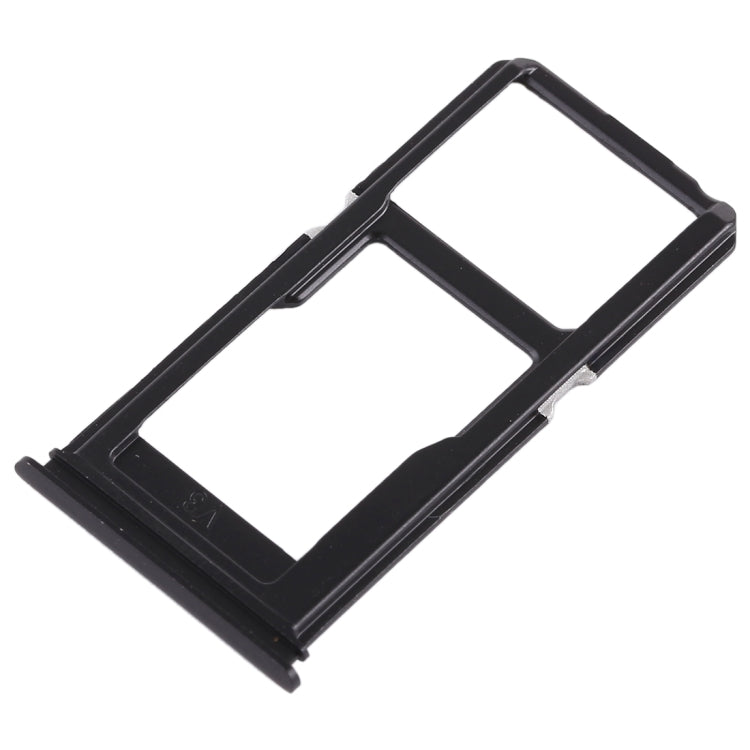 Vivo X20 Plus SIM Card Tray + Micro SD Card Tray Replacement (Black) - Compatible & Checked Quality
