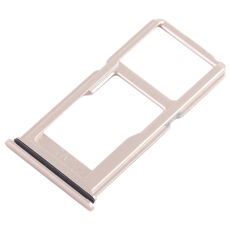 Vivo X20 Plus SIM Card Tray + Micro SD Card Tray Replacement (Gold) - Compatible & Quality Checked