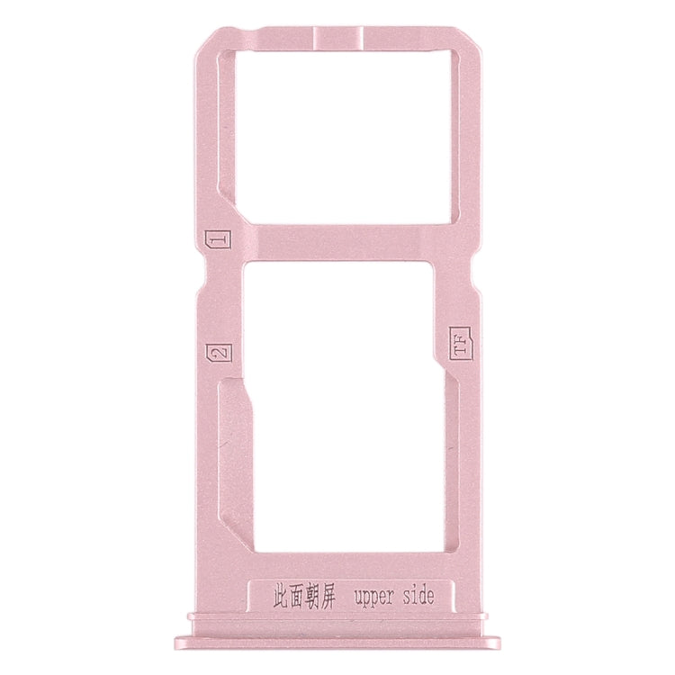 Vivo X20 Plus SIM Card Tray + Micro SD Card Tray (Rose Gold) - Replacement for Broken Parts