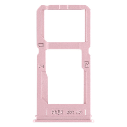 Vivo X20 Plus SIM Card Tray + Micro SD Card Tray (Rose Gold) - Replacement for Broken Parts