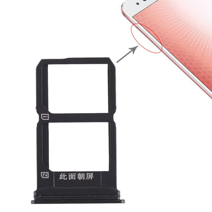 Vivo X9s Plus Dual SIM Card Tray (Black) - Replacement Part for Broken/Unusable Trays
