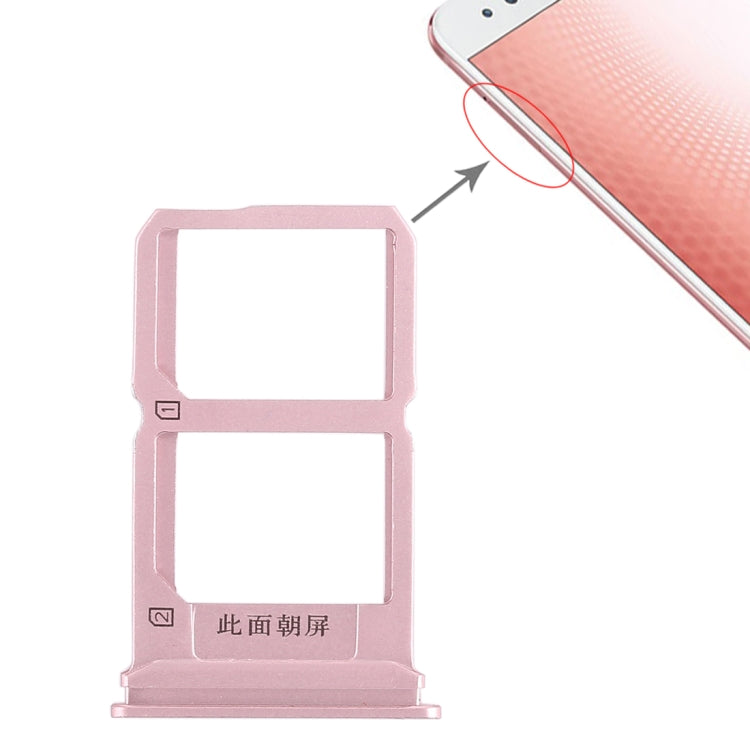 Vivo X9s Plus Dual SIM Card Tray Replacement - Rose Gold, Compatible with Vivo X9s Plus