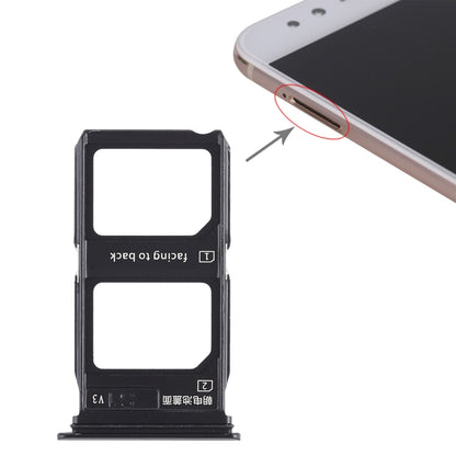 Vivo X9 Plus Dual SIM Card Tray Replacement (Black) - Quality Checked, Professional Installation Recommended