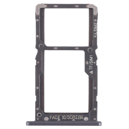 Black SIM Card Tray + Micro SD Card Tray for Xiaomi Pocophone F1 - Replacement Part