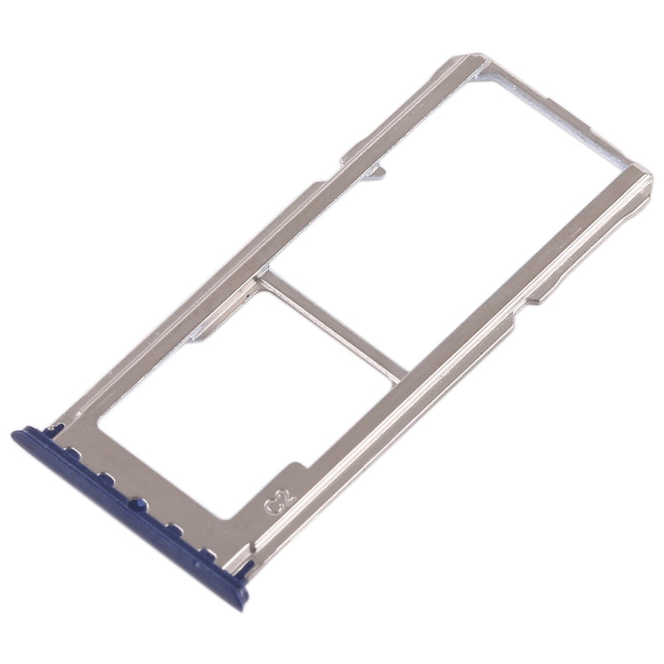 OPPO A1 Dual SIM Card Tray & Micro SD Card Tray Replacement (Blue) - Quality Checked, Professional Installation Recommended