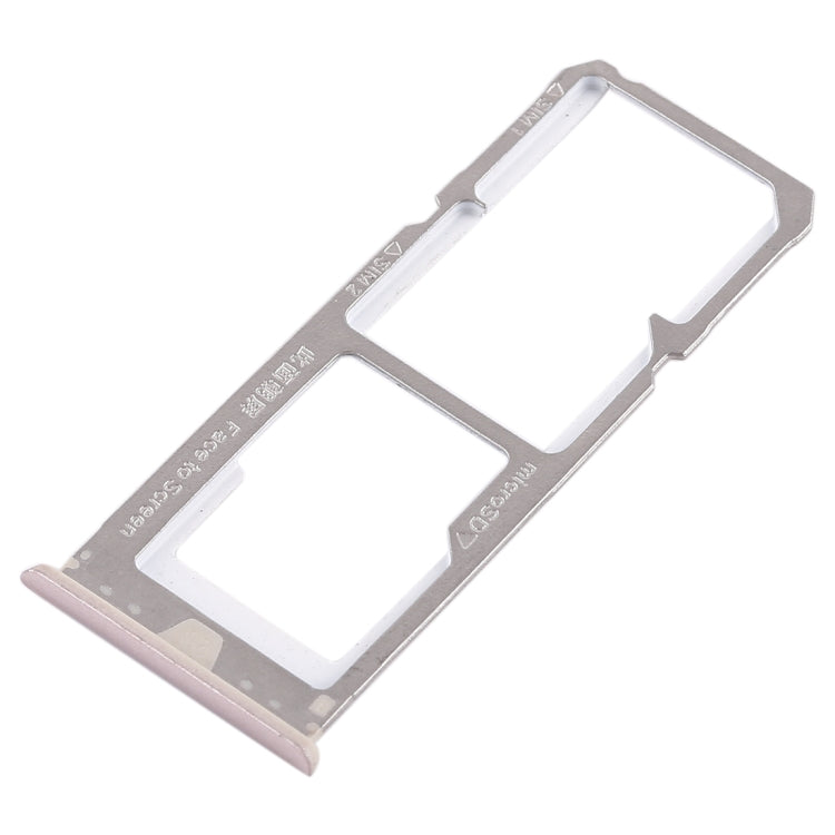 Gold SIM Card Tray & Micro SD Card Tray for OPPO A73 / F5 - 2 x Replacement Trays, Compatible with F5 Youth