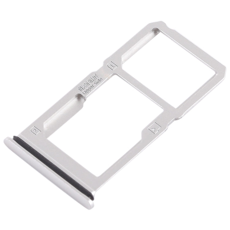 Vivo X21i SIM Card Tray + Micro SD Card Tray (Silver) - Replacement for Broken/Unworkable Trays