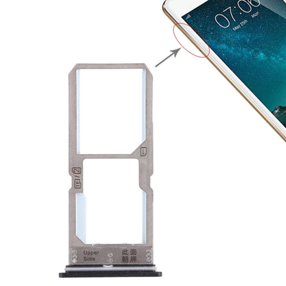 Vivo Y67 SIM Card Tray + Micro SD Card Tray Replacement (Black) - Compatible, Quality Checked, Easy Install