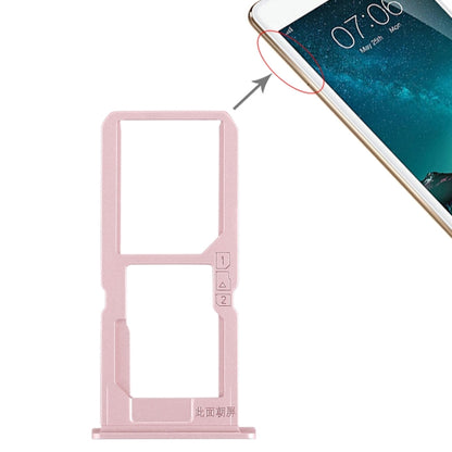 Vivo V3Max SIM Card Tray + Micro SD Card Tray Replacement (Rose Gold) - Compatible & Quality Checked