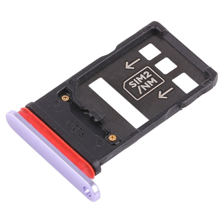 2-Pack Silver SIM Card Tray for Huawei Mate 20 X - Replacement Parts, Professional Installation Recommended