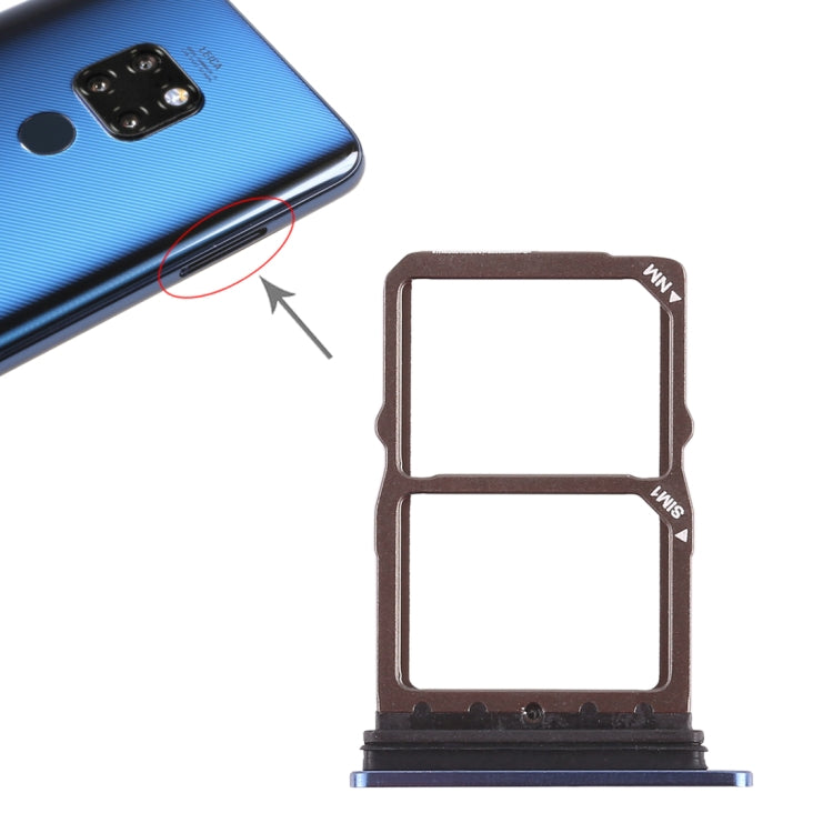 2-Pack SIM Card Tray for Huawei Mate 20 (Sapphire Blue) - Replacement Parts for Mobile Repair