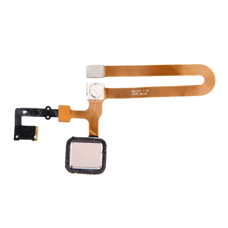 High-Quality Gold Fingerprint Sensor Flex Cable for OPPO R7 Plus - Replacement Part, Professional Installation Recommended