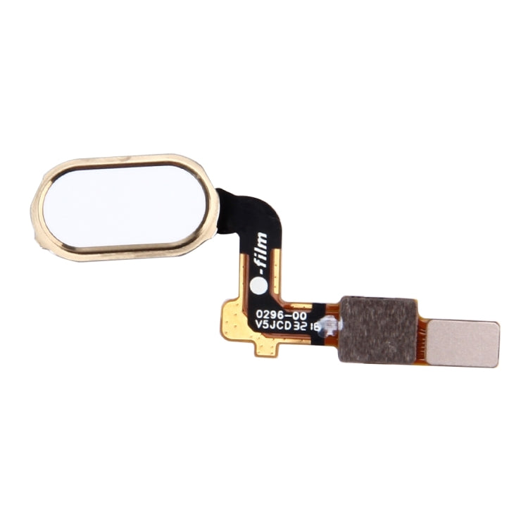High-Quality Fingerprint Sensor Flex Cable for OPPO A59 / F1s - Replacement Part (Gold)