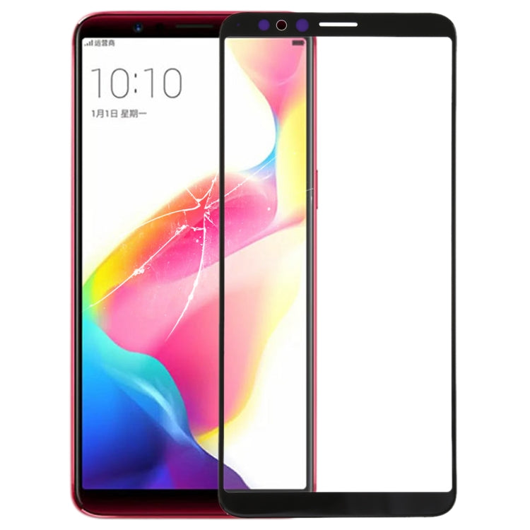 Replacement Black Outer Glass Lens for OPPO R11s Front Screen - Repair Your Device Safely