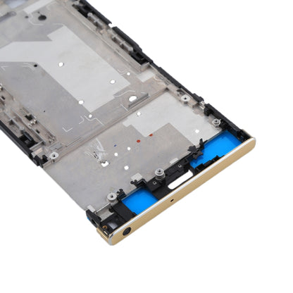 Gold Front Housing LCD Frame Bezel Plate Replacement for Sony Xperia XA1 Ultra - High Quality, Professional Installation Recommended