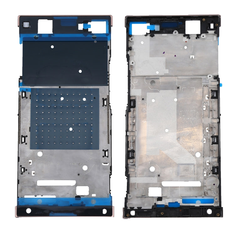 High-Quality LCD Frame Bezel Plate Replacement for Sony Xperia XA1 Ultra (Rose Gold) - Compatible & Durable