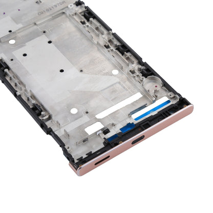High-Quality LCD Frame Bezel Plate Replacement for Sony Xperia XA1 Ultra (Rose Gold) - Compatible & Durable