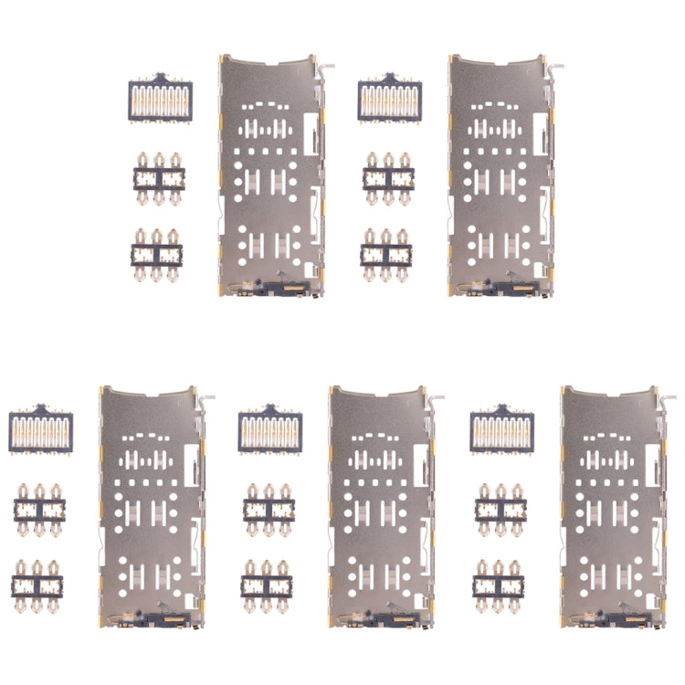 5 Pack Card Reader for Xiaomi Redmi Note 5A Prime / Redmi Y1 - Replacement Parts, Professional Installation Recommended