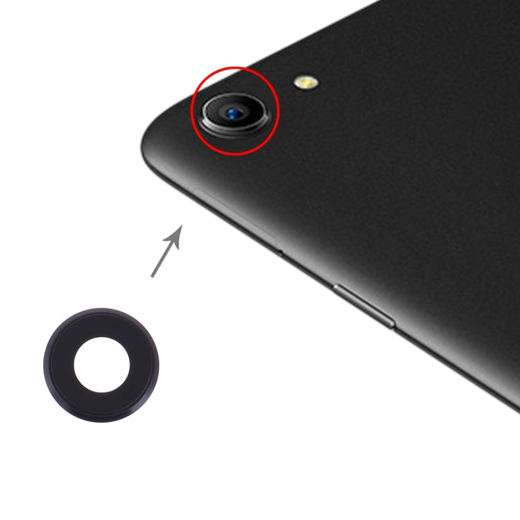 10pcs Black Camera Lens Cover Replacement for OPPO A83 / A1 - Quality Checked, Easy Installation