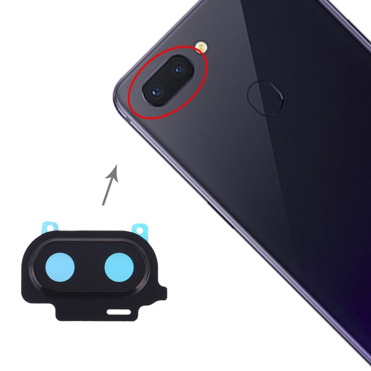 OPPO R15 Camera Lens Cover Replacement (Black) - Durable, Compatible, Professional Installation Recommended