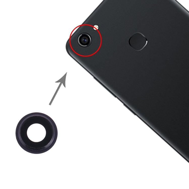Vivo Y79 Camera Lens Cover Replacement - 10pcs Black Set for Easy Installation