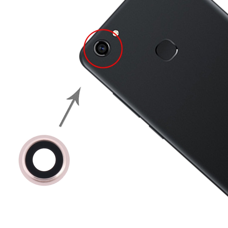 10pcs Gold Camera Lens Cover Replacement for Vivo Y79 - Professional Installation Recommended
