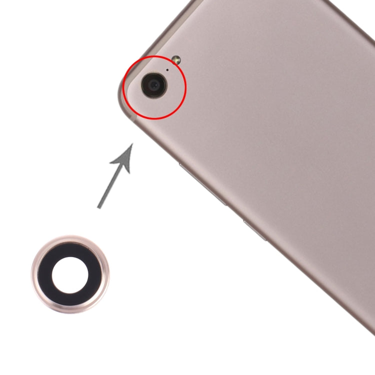Gold Camera Lens Cover Replacement for Vivo X9 Plus - Quality Checked, Professional Installation Recommended