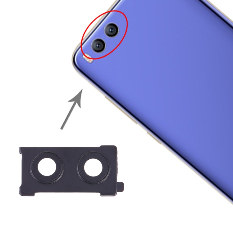 Replacement Camera Lens Cover for Xiaomi Mi 6 (Black) - Compatible & Quality Checked