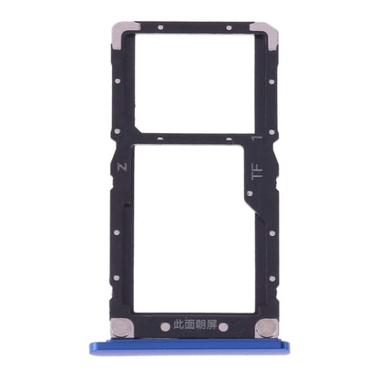 Xiaomi Mi 8 Lite SIM Card Tray with SIM & Micro SD Card Slot - Replacement Part (Blue)