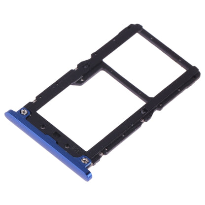Xiaomi Mi 8 Lite SIM Card Tray with SIM & Micro SD Card Slot - Replacement Part (Blue)