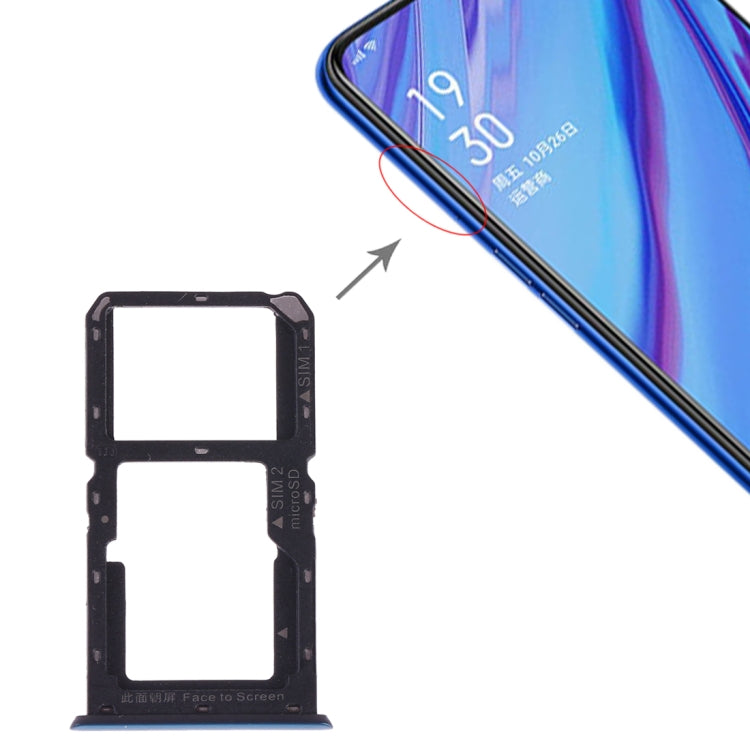 OPPO A9 SIM Card Tray with SIM Card / Micro SD Card - Replacement Part (Green)