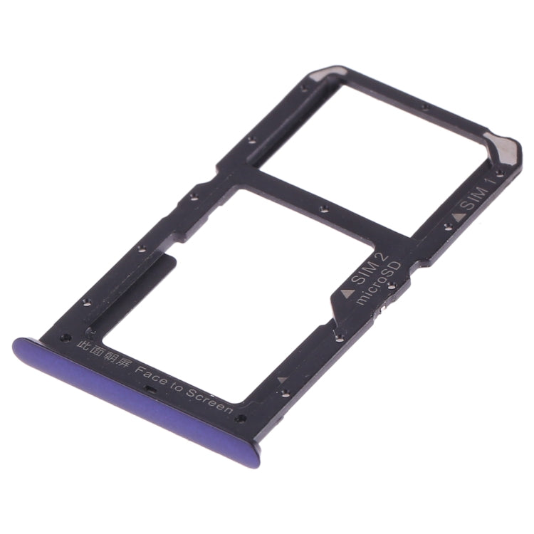 OPPO A9 SIM Card Tray with SIM Card / Micro SD Card - Replacement Part (Blue)