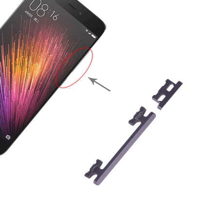 Replacement Power and Volume Control Buttons for Xiaomi Mi 5 (Grey) - Compatible Spare Part