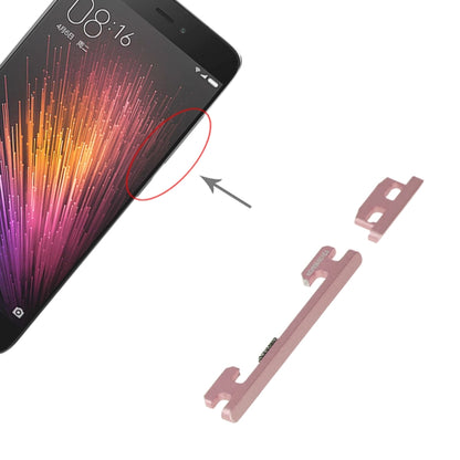 Replacement Power & Volume Control Buttons for Xiaomi Mi 5 (Gold) - Quality Checked Parts