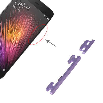 Xiaomi Mi 5 Power and Volume Control Button Replacement (Purple) - Quality Checked, Professional Installation Recommended