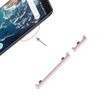 Replacement Power and Volume Control Buttons for Xiaomi Mi 6X / A2 (Gold) - Compatible and Quality Checked