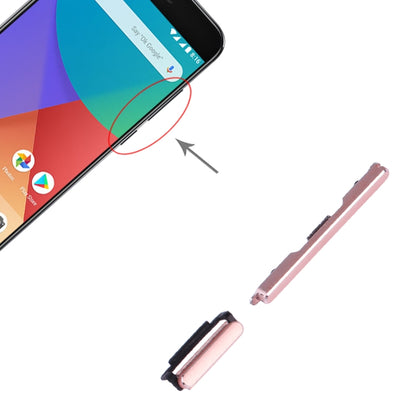 Replacement Power and Volume Control Buttons for Xiaomi Mi 5X / A1 (Pink) - Quality Checked Parts