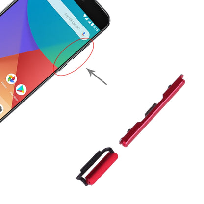 Xiaomi Mi 5X / A1 Replacement Power & Volume Control Button (Red) - Quality Checked Component