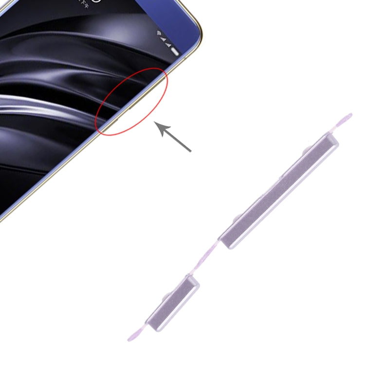 Replacement Power and Volume Control Buttons for Xiaomi Redmi 6A / Redmi 6 (Silver) - Quality Assurance