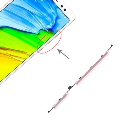 Gold Power and Volume Control Button Replacement for Xiaomi Redmi Note 5 / Note 5 Pro - Quality Checked