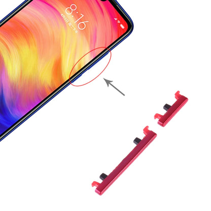 Replacement Power & Volume Control Buttons for Xiaomi Redmi Note 7 Pro / Redmi Note 7 (Red) - Quality Checked