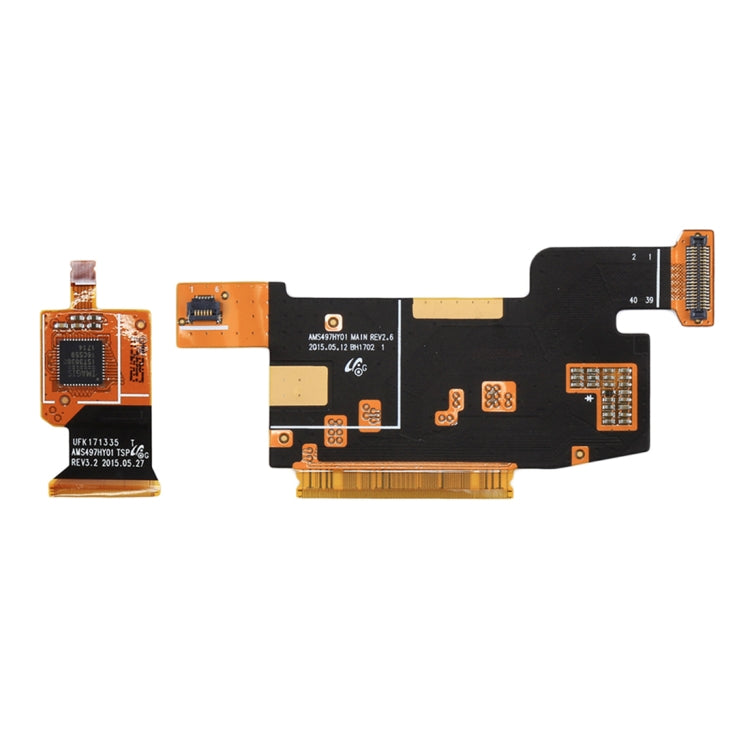 LCD Connector Flex Cables for Samsung Galaxy J2/J200, J3/J300 & J5/J500 - High Quality Replacement Pair