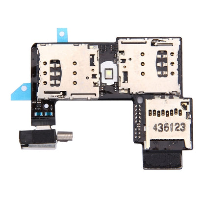 High-Quality SIM Card Socket & SD Card Socket for Motorola Moto G (2nd Gen.) Dual SIM Version Replacement