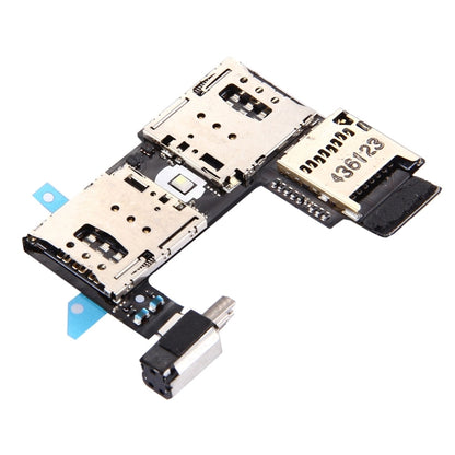 High-Quality SIM Card Socket & SD Card Socket for Motorola Moto G (2nd Gen.) Dual SIM Version Replacement