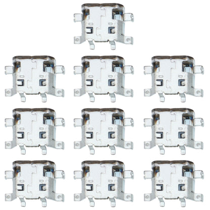 10-Pack Charging Port Connectors for Motorola Moto X (XT1060, XT1058, XT1056, XT1053, XT1080) - Replacement Parts